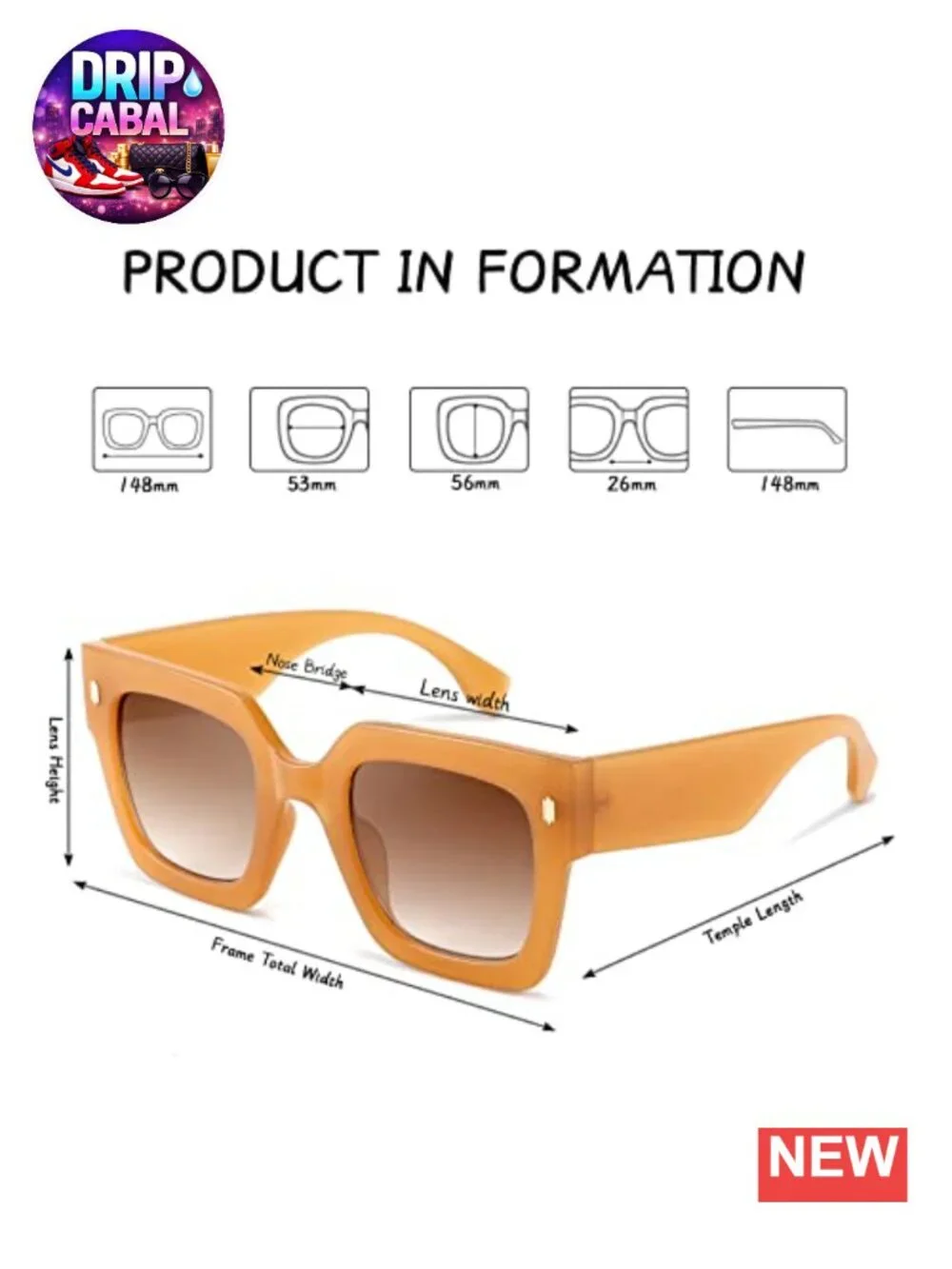Vintage Oversized Square Sunglasses for Women UV400 Retro Fashion Shades